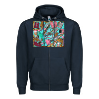 Navy nurse mousepad Zipper Hoodie - BarkalooDesign