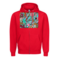 Red nurse mousepad Zipper Hoodie - BarkalooDesign
