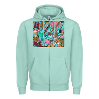 Seafoam nurse mousepad Zipper Hoodie - BarkalooDesign