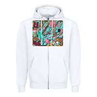 White nurse mousepad Zipper Hoodie - BarkalooDesign