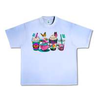 Grape Ice tie dye coffee cups Urban Heavy Tee - OliviaCreatesArt