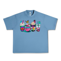 Pebble Blue tie dye coffee cups Urban Heavy Tee - OliviaCreatesArt