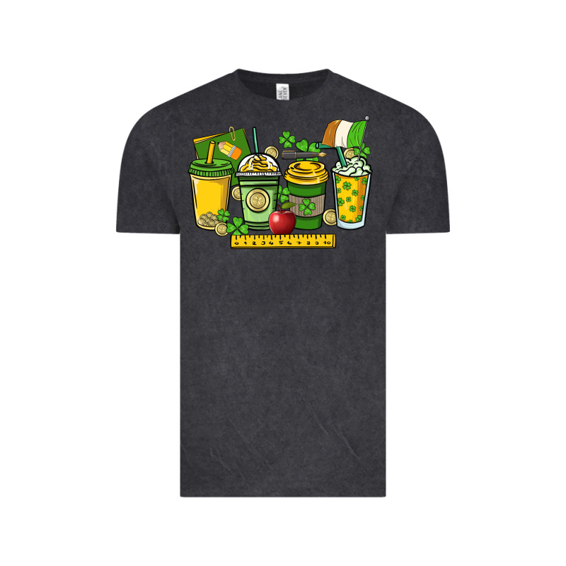 St. Patrick's Day Teacher Coffee Cups Vintage Tee by HowdyJamesFarm | Teevron
