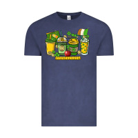 Vintage Denim St. Patrick's Day Teacher coffee cups Vintage Tee - HowdyJamesFarm