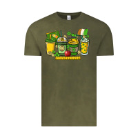 Vintage Olive St. Patrick's Day Teacher coffee cups Vintage Tee - HowdyJamesFarm