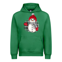 Emerald grey christmas snowman Urban Hoodie - JahusDesignShop