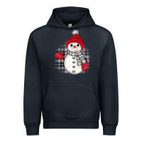 Navy grey christmas snowman Urban Hoodie - JahusDesignShop