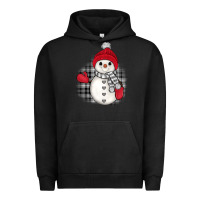 Pigment Black grey christmas snowman Urban Hoodie - JahusDesignShop