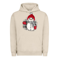Pigment French Oak grey christmas snowman Urban Hoodie - JahusDesignShop