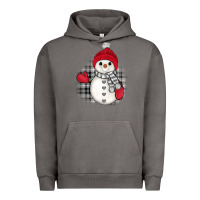 Pigment Tornado grey christmas snowman Urban Hoodie - JahusDesignShop