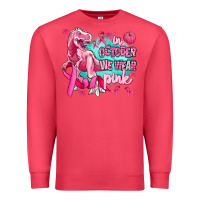 Cardinal dinosaur  in october we wear pink Premium Sweatshirt - AdoDesignShop