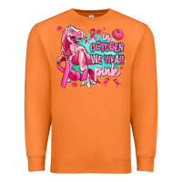 Carrot dinosaur  in october we wear pink Premium Sweatshirt - AdoDesignShop