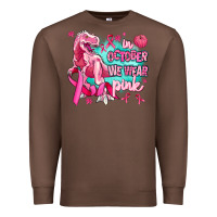 Chestnut dinosaur  in october we wear pink Premium Sweatshirt - AdoDesignShop