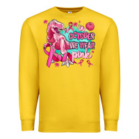 Lemon dinosaur  in october we wear pink Premium Sweatshirt - AdoDesignShop