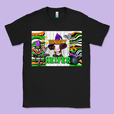 Spooky Heifer Classic Tee Designed By Artiststas