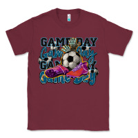 Burgundy Game day soccer Classic Tee - HowdyJamesFarm