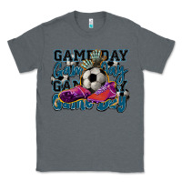 Charcoal Heather Game day soccer Classic Tee - HowdyJamesFarm