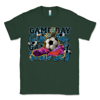 Sports Green Game day soccer Classic Tee - HowdyJamesFarm