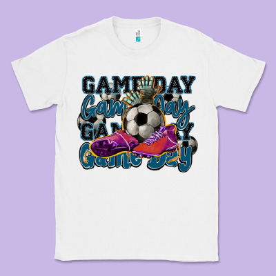 Game Day Soccer Classic Tee Designed By Howdyjamesfarm