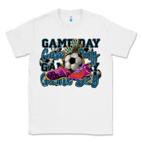 White Game day soccer Classic Tee - HowdyJamesFarm