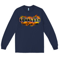 Navy Equality hurts no one Long Sleeve Tee - FaDigitalArtStudio