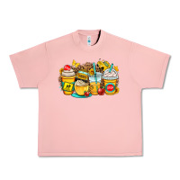 Salmon school bus coffee cups Urban Heavy Tee - OliviaCreatesArt