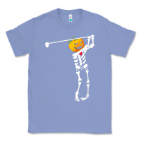 Colony Blue Golf Skeleton Pumpkin Halloween Shirt Classic Tee - maiPhamDesign