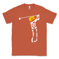 Copper Golf Skeleton Pumpkin Halloween Shirt Classic Tee - maiPhamDesign