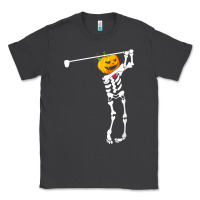 Smoke Golf Skeleton Pumpkin Halloween Shirt Classic Tee - maiPhamDesign