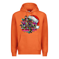 Carrot serape and leopard christmas Premium Hoodie - CowhideDigitalArt