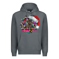 Rock serape and leopard christmas Premium Hoodie - CowhideDigitalArt