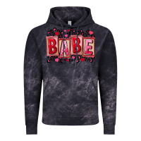 Cloud Black Valentine's Day babe Vintage Hoodie - FaDigitalArtStudio
