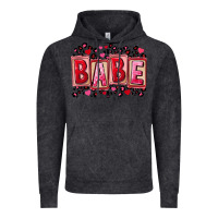 Vintage Black Valentine's Day babe Vintage Hoodie - FaDigitalArtStudio