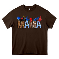 Chocolate Brown Boy Mama Heavy Core Tee - texasbilliewilder