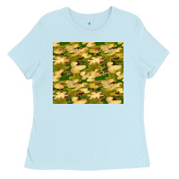 Baby Blue camouflage with glitter Ladies Tee - TumblerDesignByShophia