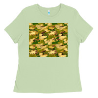 Camouflage With Glitter Ladies Tee | Teevron