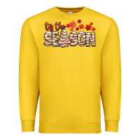 Lemon tis the season with christmas cake Premium Sweatshirt - AdoDesignShop