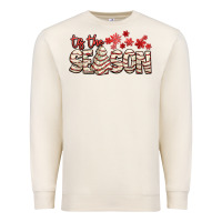 Sandshell tis the season with christmas cake Premium Sweatshirt - AdoDesignShop