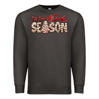 Smoke tis the season with christmas cake Premium Sweatshirt - AdoDesignShop