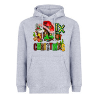 Heather Grey tx christmas cowgirl Heavyweight Hoodie - AdoDesignShop