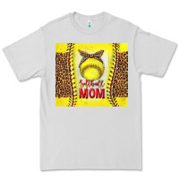 Dove Grey softball with leopard tumbler tbs Premium Tee - TumblerDesignByShophia