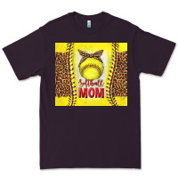 Plum softball with leopard tumbler tbs Premium Tee - TumblerDesignByShophia