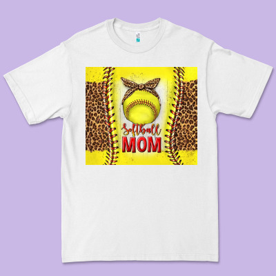 Softball With Leopard Tumbler Tbs Premium Tee Designed By Tumblerdesignbyshophia