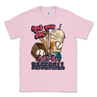 Bubblegum Pink Grab your joe lets go baseball Classic Tee - HowdyJamesFarm