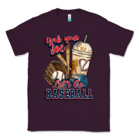 Plum Grab your joe lets go baseball Classic Tee - HowdyJamesFarm