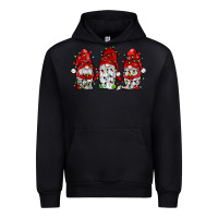 Black gnome with christmas lights Urban Hoodie - JahusDesignShop