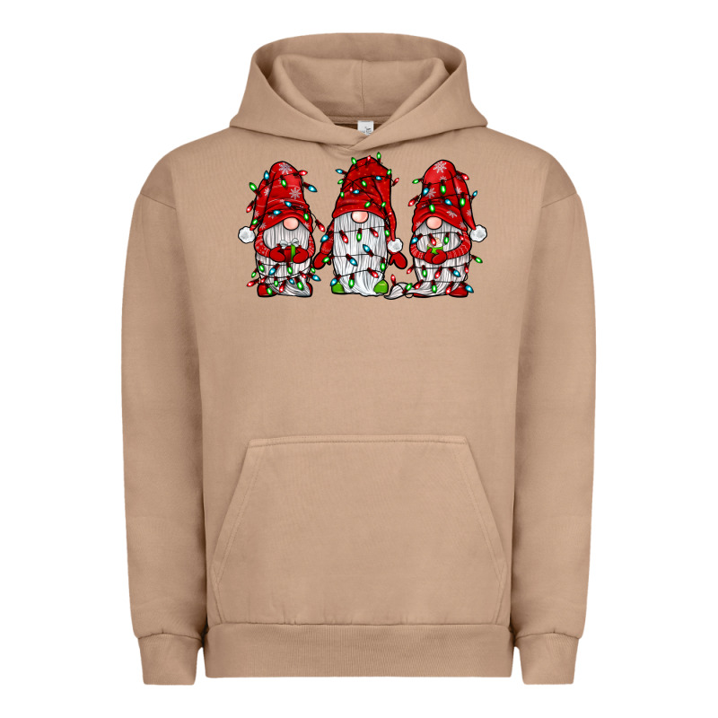 Gnome With Christmas Lights Urban Hoodie by JahusDesignShop | Teevron