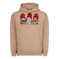 Pigment Burro gnome with christmas lights Urban Hoodie - JahusDesignShop