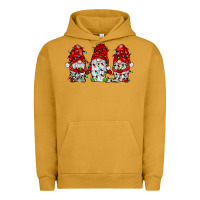 Pigment Peanut Butter gnome with christmas lights Urban Hoodie - JahusDesignShop