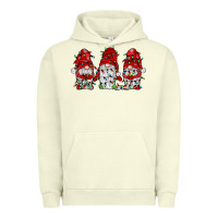 Pigment Pistachio gnome with christmas lights Urban Hoodie - JahusDesignShop
